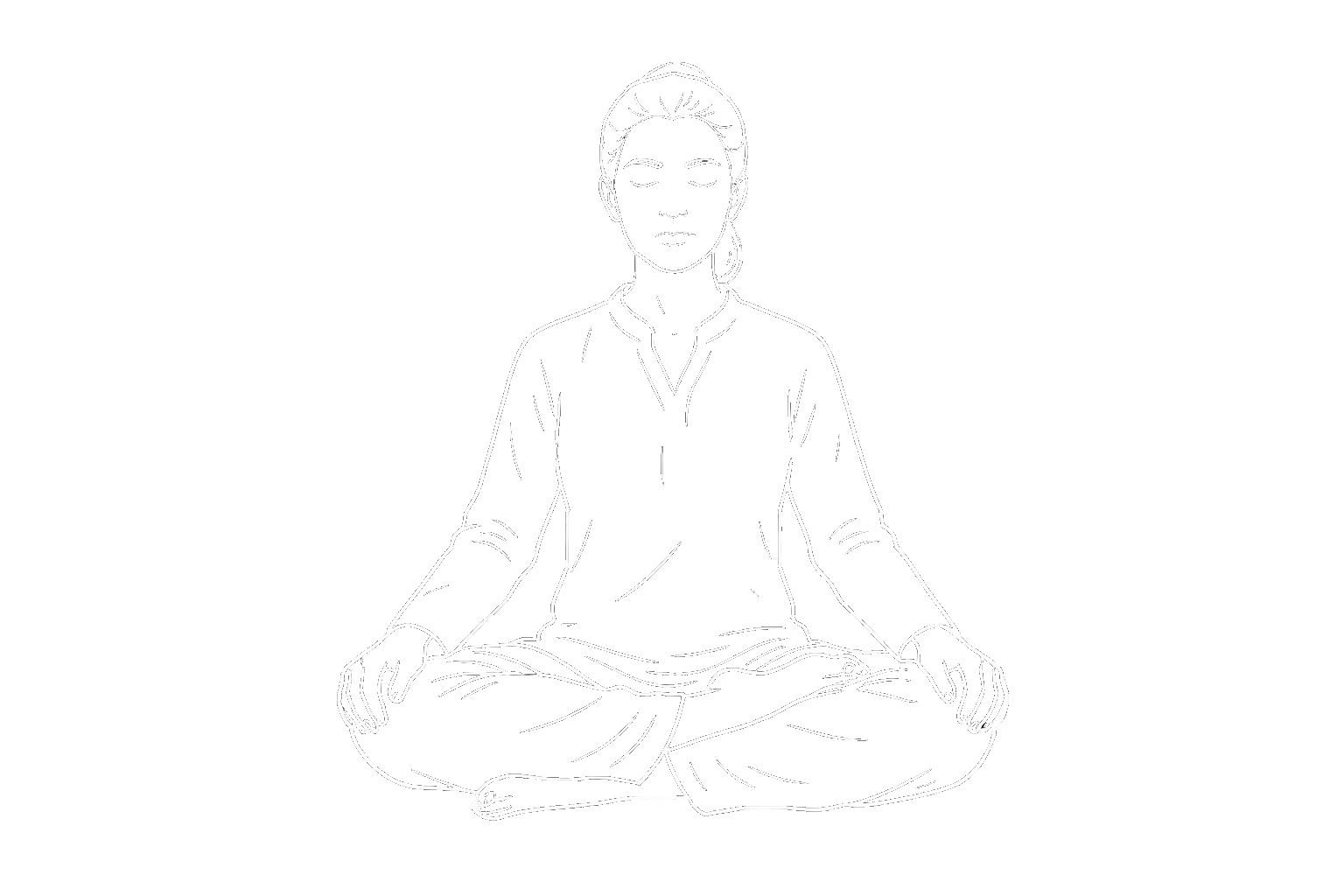 אישה מתרגלת מיינדפולנס עם אפליקציית Nowvigation - יישוב וריכוז