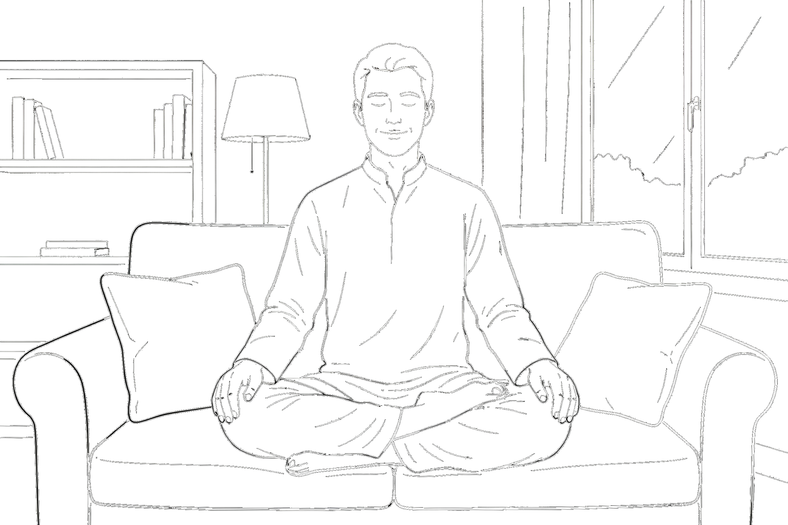 אדם מתחיל לתרגל מדיטציה - מדריך מדיטציה למתחילים